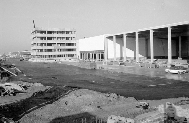 Rohbau der UPS-Halle