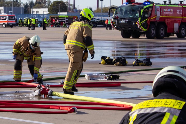 ICAO Notfallübung am Köln Bonn Airport