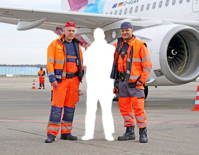 Mitarbeitende im Bodenverkehrsdienst